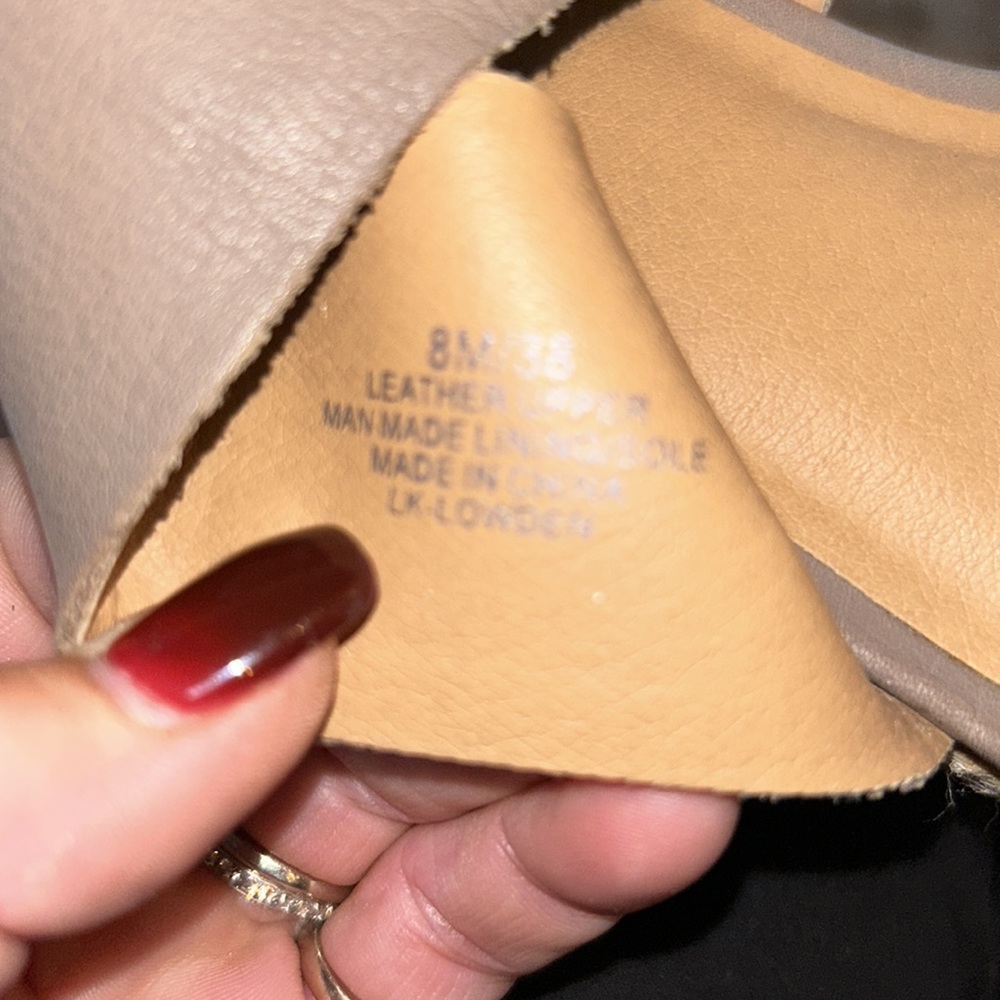 LUCKY BRAND Leather Wedge Sandal - Picture 6 of 6